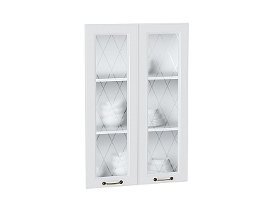 Комплект фасадов Ницца со стеклом для каркаса Ф-45Н В609 916*592*16 Белый