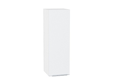 Шкаф верхний с 1-ой дверцей Фьюжн 920*300*320 Silky White / Белый