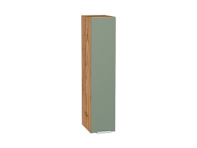 Шкаф верхний бутылочница Фьюжн 920*200*320 Silky Mint / Дуб Вотан