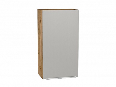Шкаф верхний с 1-ой дверцей Фьюжн 920*500*320 Silky Light Grey / Дуб Вотан