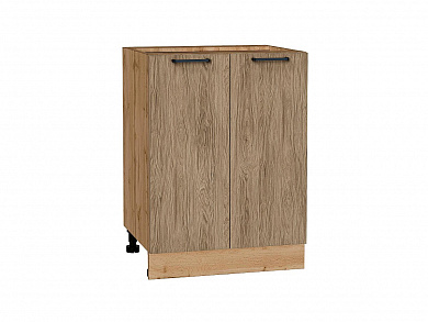 Шкаф нижний с 2-мя дверцами Флэт 816*600*478 Natural Casella Oak 2S / Дуб Вотан