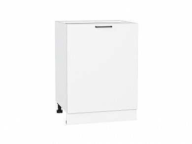 Шкаф нижний с 1-ой дверцей Флэт 816*600*478 White In 2S / Белый