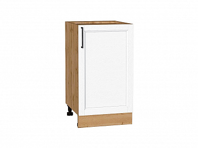 Шкаф нижний с 1-ой дверцей Сканди 816*450*480 White Silkwood / Дуб Вотан