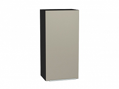 Шкаф верхний с 1-ой дверцей Фьюжн 920*450*320 Silky Grey / Graphite