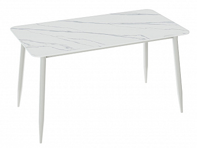 Стол Uni-Form-S2.2B 1300*700*750 SGrey/White Matt Marble