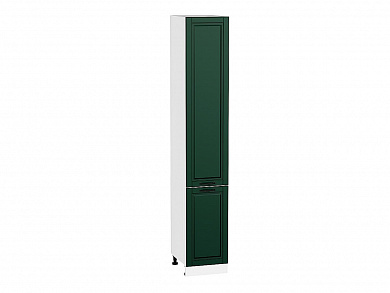 Шкаф пенал с 2-мя дверцами Дублин 2336*400*574 Special Green / Белый