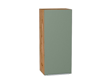Шкаф верхний с 1-ой дверцей Фьюжн 920*400*320 Silky Mint / Дуб Вотан