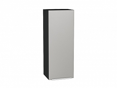 Шкаф верхний с 1-ой дверцей Фьюжн 920*350*320 Silky Light Grey / Graphite
