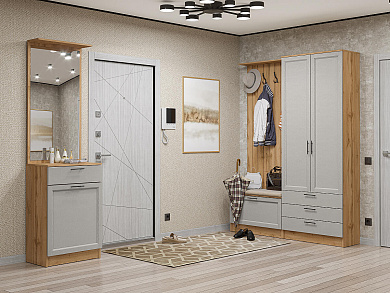 Стиль-04 2110*2200*380 Grey Silkwood