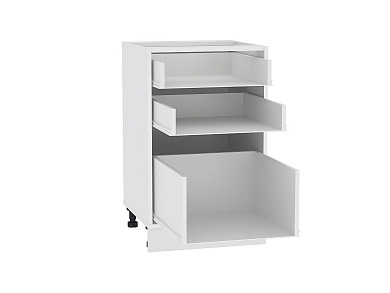 Каркас нижнего шкафа с 3-мя ящиками Н 503 816*500*462 Белый