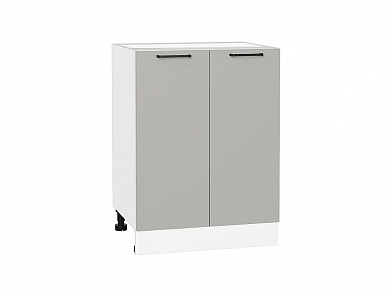 Шкаф нижний с 2-мя дверцами Флэт 816*600*478 Light Grey In 2S / Белый