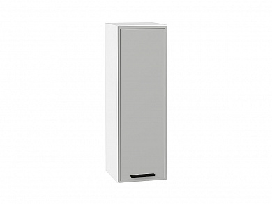 Шкаф верхний с 1-ой дверцей Фрейм 920*300*324 Grey Silk / Белый