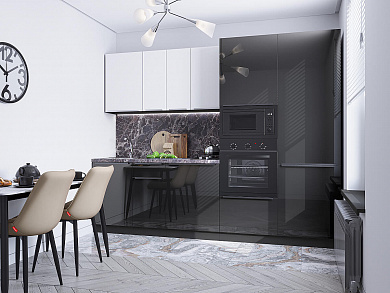 Фьюжн-07 2140*2700*600 Silky White/Anthracite