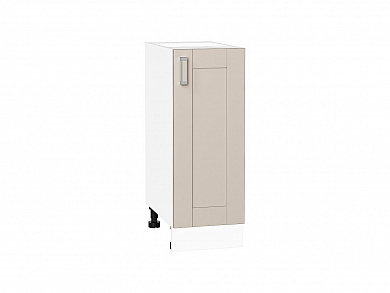 Шкаф нижний с 1-ой дверцей Лофт 816*300*480 Cream Silk / Белый