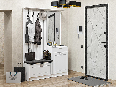 Стиль-02 2090*1400*380 White Silk