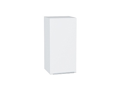 Шкаф верхний с 1-ой дверцей Фьюжн 716*350*320 Silky White / Белый