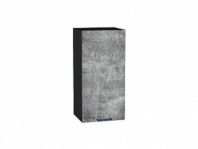 Шкаф верхний с 1-ой дверцей Флэт 716*350*318 Temple Stone 2S / Graphite