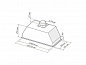Встраиваемая вытяжка GS Bloc P 600 255*525*258 Черный