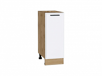 Шкаф нижний с 1-ой дверцей Фрейм 816*300*484 White Silk / Дуб Вотан