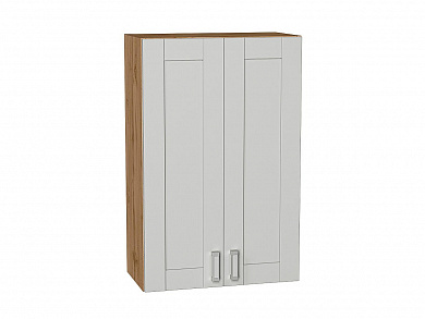 Шкаф верхний с 2-мя дверцами Лофт 920*600*320 Grey Silk / Дуб Вотан
