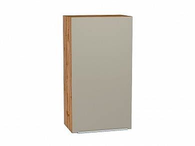 Шкаф верхний с 1-ой дверцей Фьюжн 920*500*320 Silky Grey / Дуб Вотан