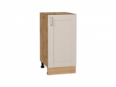 Шкаф нижний с 1-ой дверцей Лофт 816*400*480 Cream Silk / Дуб Вотан