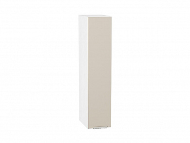 Шкаф верхний бутылочница Фьюжн 920*200*320 Cream Silk / Белый