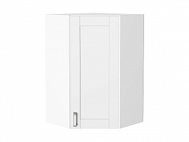 Шкаф верхний угловой Лофт 920*600*600 White Silk / Белый