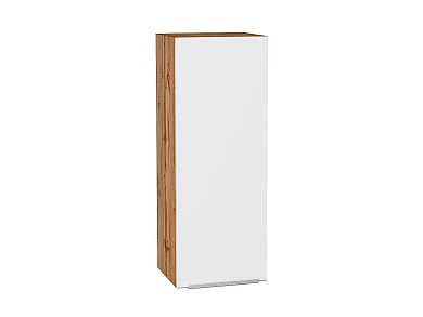 Шкаф верхний с 1-ой дверцей Фьюжн 920*350*320 Silky White / Дуб Вотан
