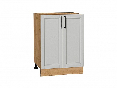 Шкаф нижний с 2-мя дверцами Сканди 816*600*480 Grey Silkwood / Дуб Вотан