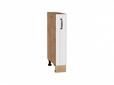 Шкаф нижний бутылочница Дублин 816*150*478 Special White / Дуб Вотан