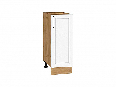 Шкаф нижний с 1-ой дверцей Сканди 816*300*480 White Silkwood / Дуб Вотан