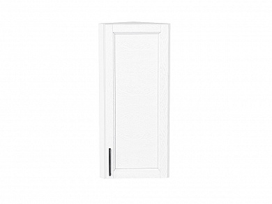 Шкаф верхний торцевой Сканди 920*300*306 White Silkwood / Белый