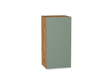 Шкаф верхний с 1-ой дверцей Фьюжн 716*350*320 Silky Mint / Дуб Вотан