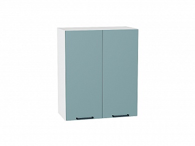 Шкаф верхний с 2-мя дверцами Флэт 716*600*318 Grey-green In 2S / Белый