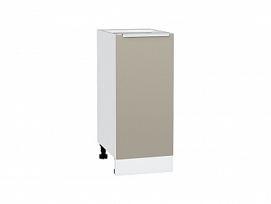 Шкаф нижний с 1-ой дверцей Фьюжн 816*350*480 Silky Grey / Белый