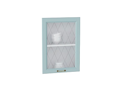 Комплект фасадов Ницца со стеклом для каркаса Ф-35 В500 712*496*16 Голубой