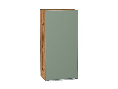 Шкаф верхний с 1-ой дверцей Фьюжн 920*450*320 Silky Mint / Дуб Вотан