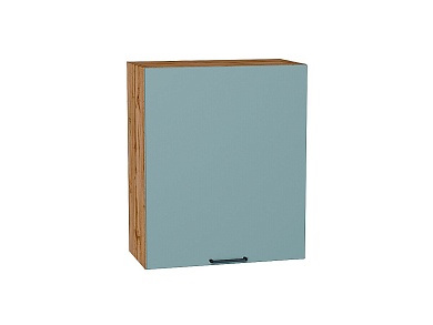 Шкаф верхний с 1-ой дверцей Флэт 716*600*318 Grey-green In 2S / Дуб Вотан