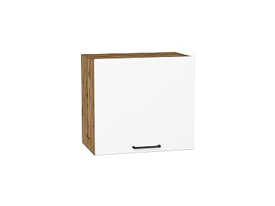 Шкаф верхний горизонтальный Флэт 458*500*318 White In 2S / Дуб Вотан