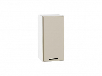 Шкаф верхний с 1-ой дверцей Фрейм 716*350*324 Cream Silk / Белый