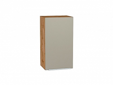 Шкаф верхний с 1-ой дверцей Фьюжн 716*400*320 Silky Grey / Дуб Вотан