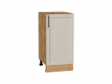 Шкаф нижний с 1-ой дверцей Сканди 816*400*480 Cream Silkwood / Дуб Вотан
