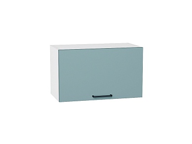 Шкаф верхний горизонтальный Флэт 358*600*318 Grey-green In 2S / Белый