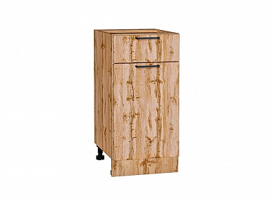 Шкаф нижний с 1-ой дверцей и ящиком Флэт 816*400*478 Wotan Oak 2S / Дуб Вотан