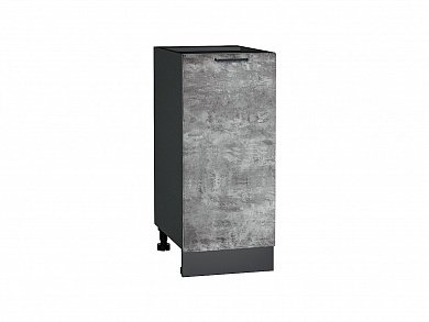 Шкаф нижний с 1-ой дверцей Флэт 816*350*478 Temple Stone 2S / Graphite