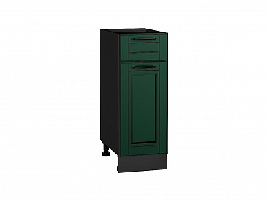 Шкаф нижний с 1-ой дверцей и ящиком Дублин 816*300*478 Special Green / Graphite
