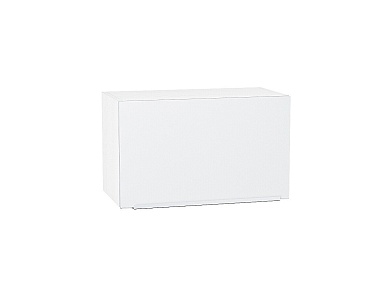 Шкаф верхний горизонтальный Фьюжн 358*600*320 Silky White / Белый