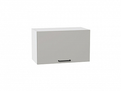 Шкаф верхний горизонтальный Флэт 358*600*318 Light Grey In 2S / Белый