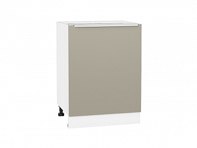 Шкаф нижний с 1-ой дверцей Фьюжн 816*600*480 Silky Grey / Белый